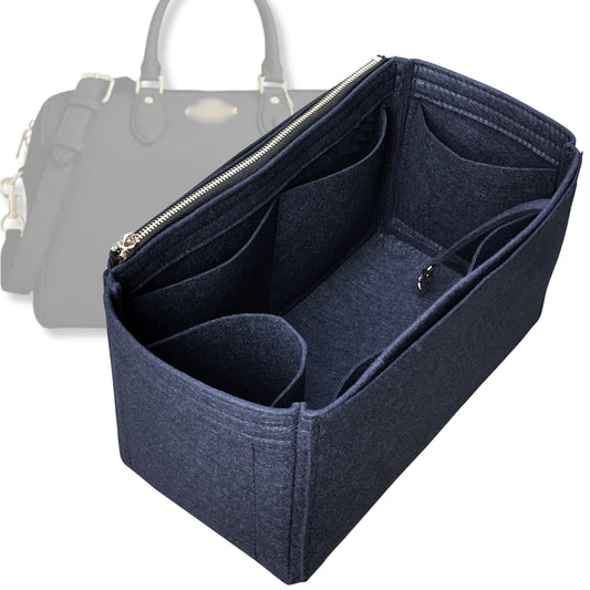 Bag Insert for (Coach, Rowan Large Satchel) Organizer Tote Purse Organiser Liner Shaper [Premium Felt Material]