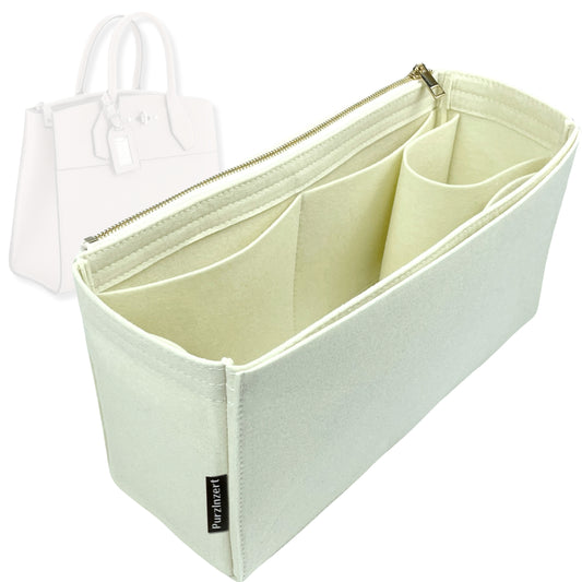 Bag Insert for (LV, City Steamer GM (Large)) Organizer Tote Purse Organiser Liner Shaper [Premium Felt Material]