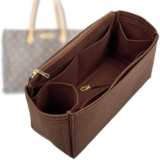 Bag Insert for (LV, Wilshire GM (Large)) Organizer Tote Purse Organiser Liner Shaper [Premium Felt Material]