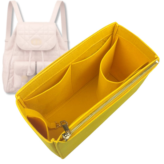 Bag Insert for (Dior, Medium Caro Backpack) Organizer Tote Purse Organiser Liner Shaper [Premium Felt Material]