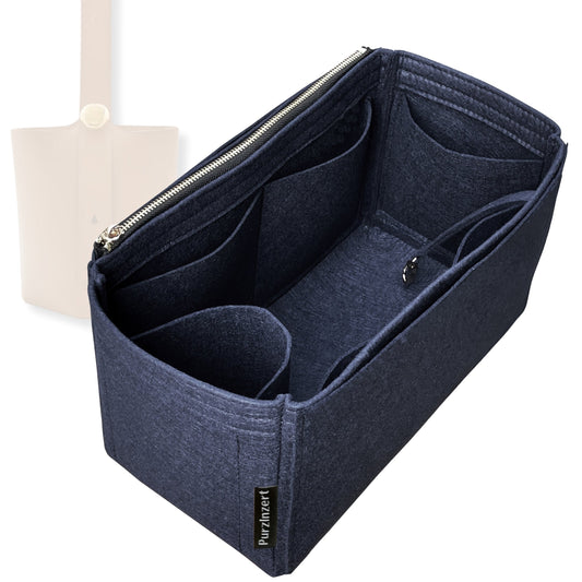 Bag Insert for (Loewe, Large Pebble Bucket) Organizer Tote Purse Organiser Liner Shaper [Premium Felt Material]