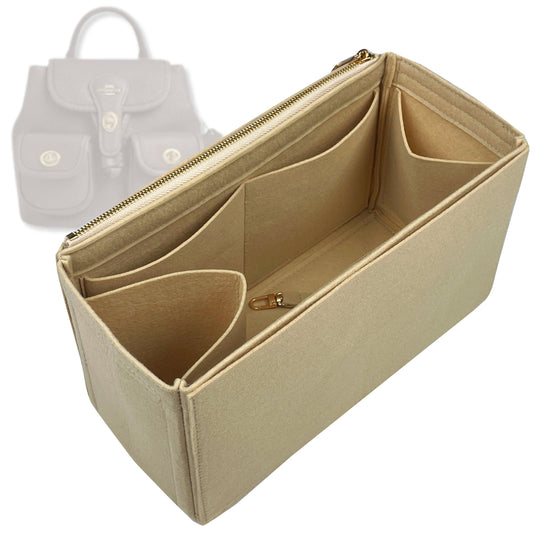 Bag Insert for (Coach, Hadley Backpack) Organizer Tote Purse Organiser Liner Shaper [Premium Felt Material]