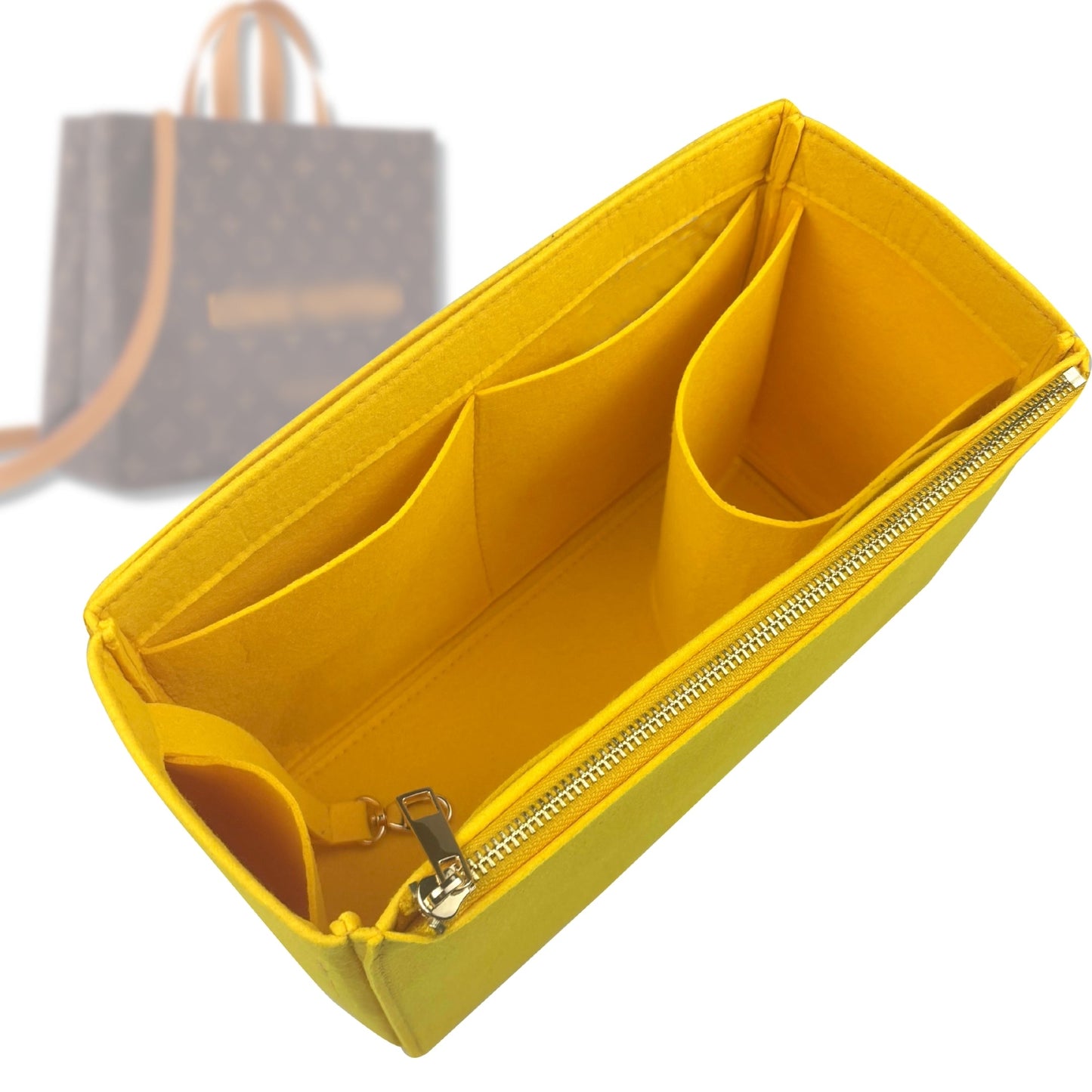Bag Insert for (LV, Shopper Tote MM) Organizer Tote Purse Organiser Liner Shaper [Premium Felt Material]