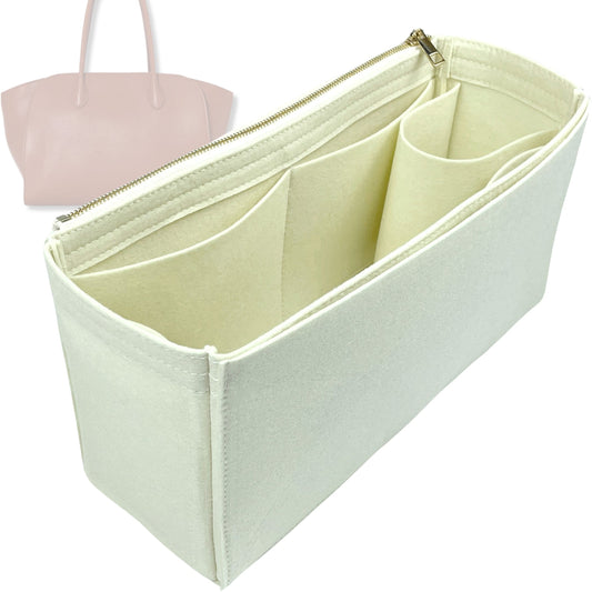 Bag Insert for (The Row, Marlo 14 Bag in Leather) Organizer Tote Purse Organiser Liner Shaper [Premium Felt Material]