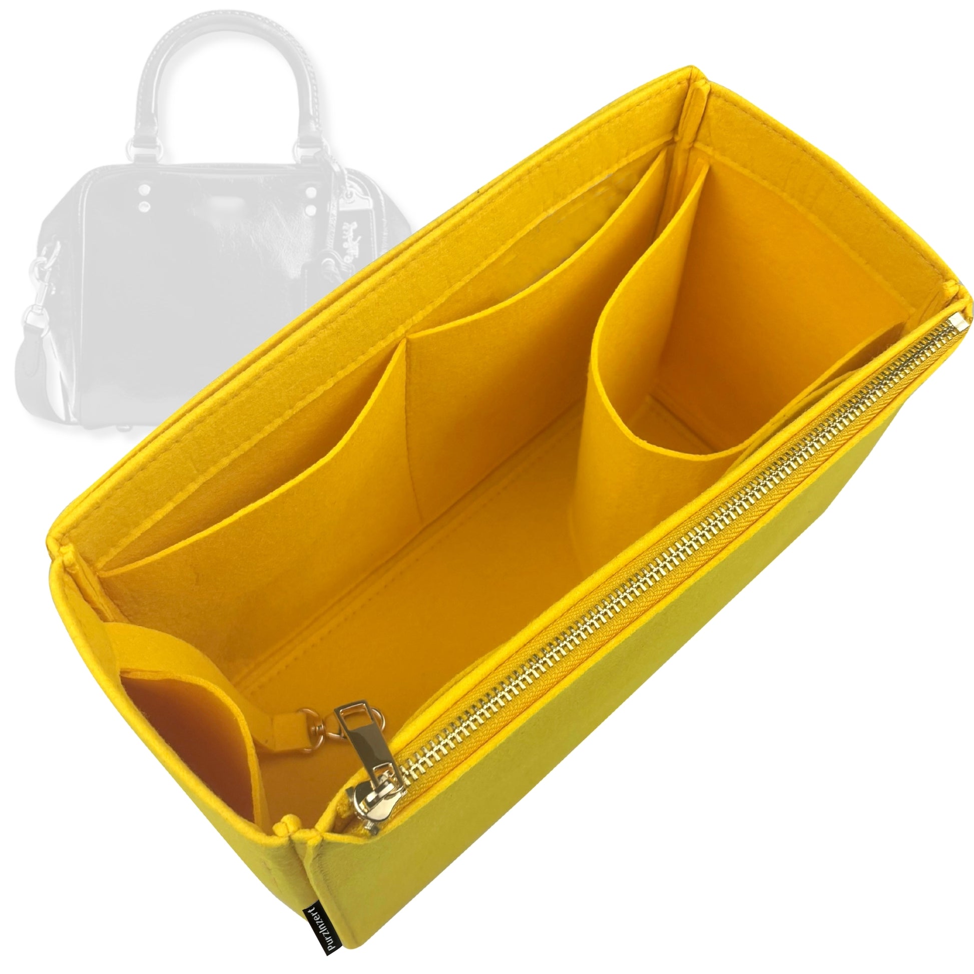 Bag Insert for (Coach, CUBE ROGUE BAG 20) Organizer Tote Purse Organiser Liner Shaper [Premium Felt Material]
