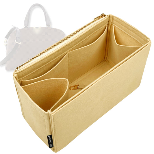 Bag Insert for (LV, Kensington Bowling) Organizer Tote Purse Organiser Liner Shaper [Premium Felt Material]