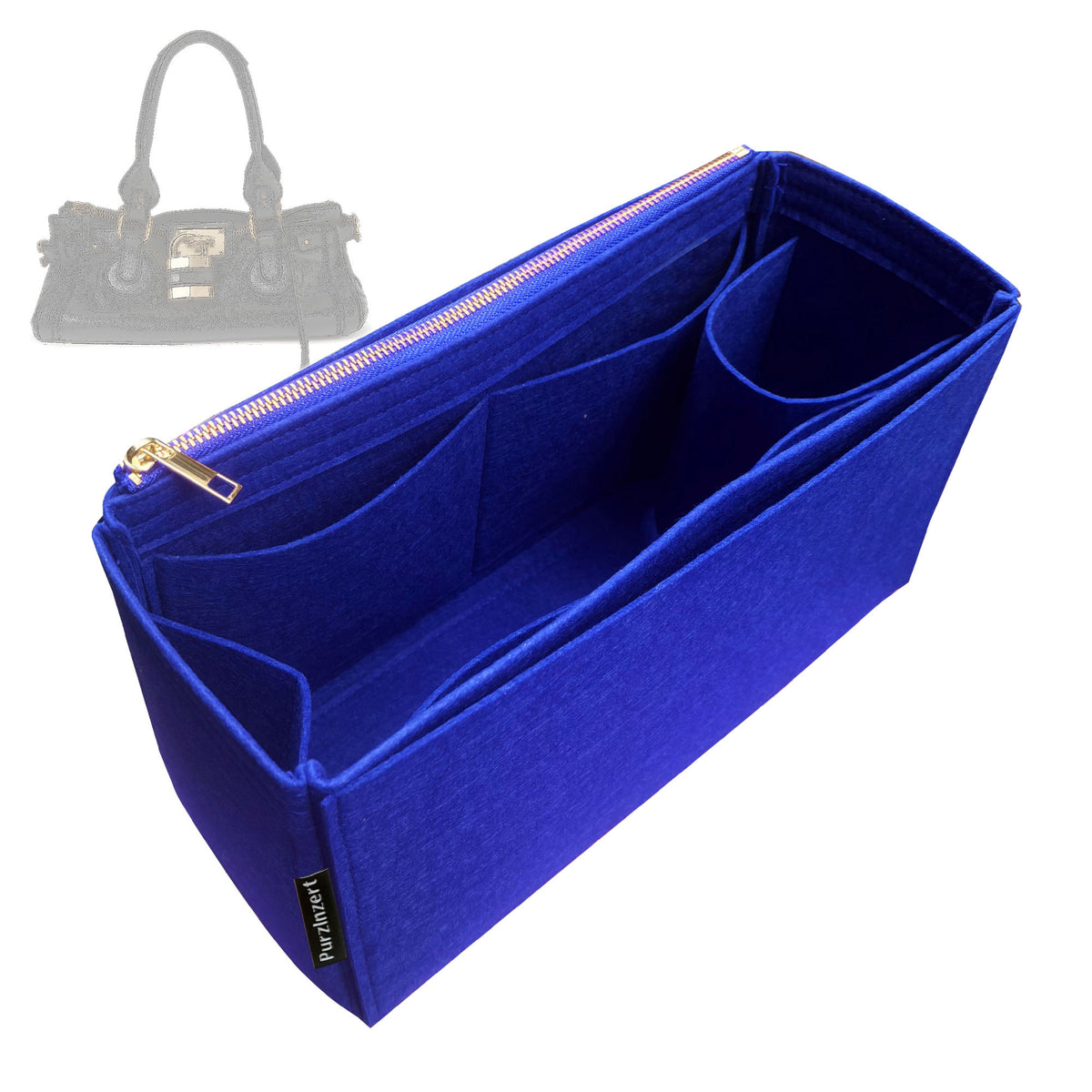 Bag Insert for (Chloe, Paddington bag) Organizer Tote Purse Organiser Liner Shaper [Premium Felt Material]