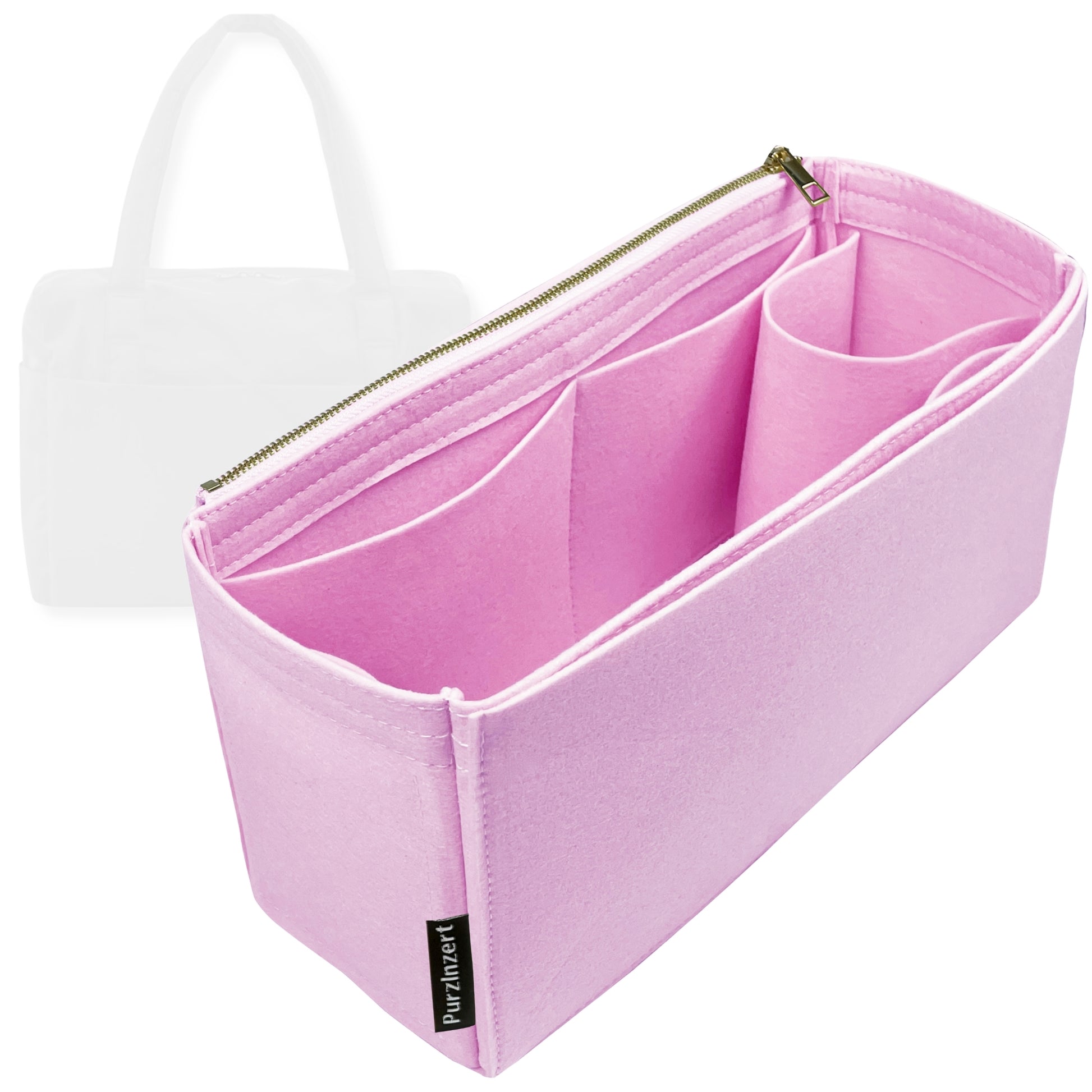 Bag Insert for (Baggu, Large Cloud Carry-On) Organizer Tote Purse Organiser Liner Shaper [Premium Felt Material]