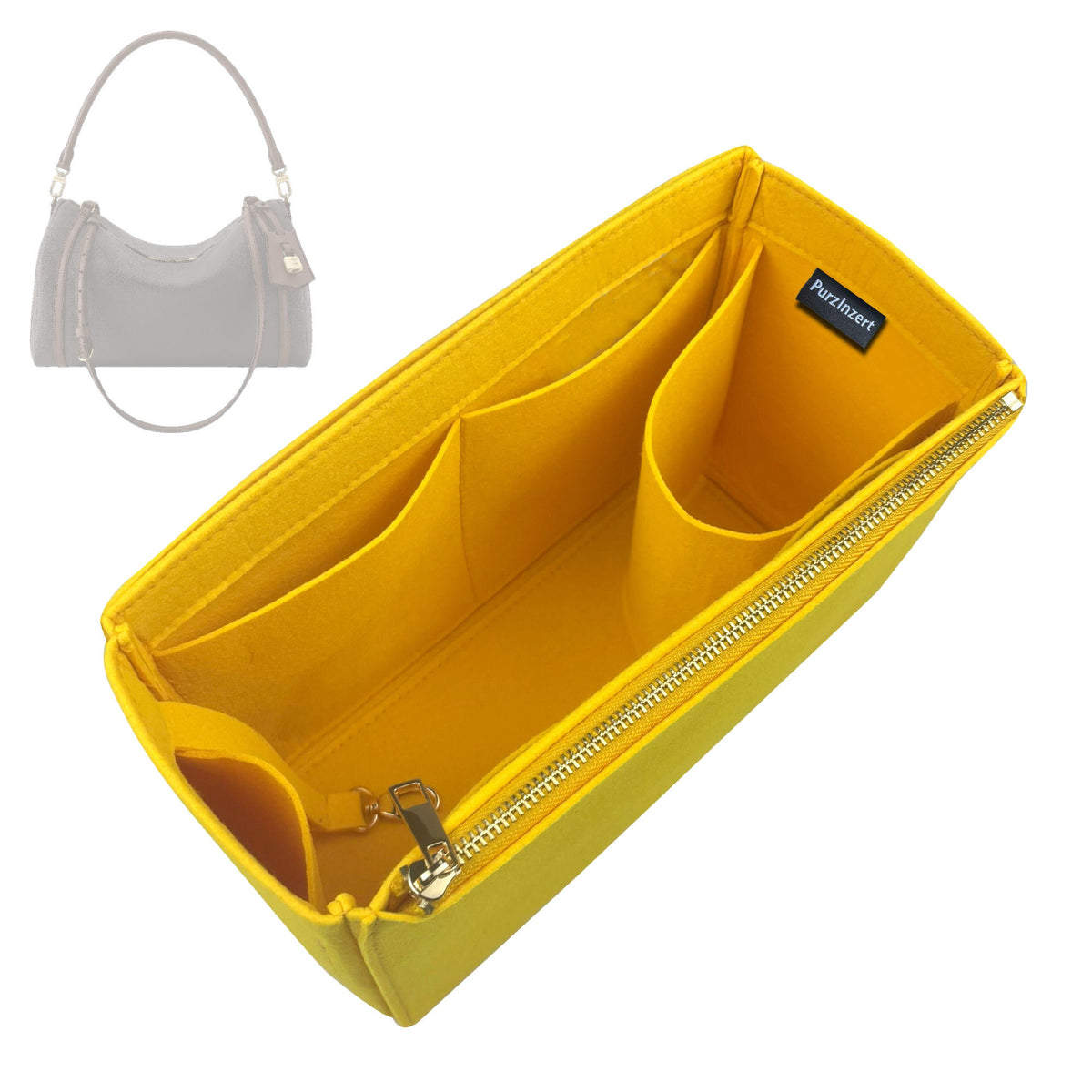 Bag Insert for (LV, Express MM) Organizer Tote Purse Organiser Liner Shaper [Premium Felt Material]