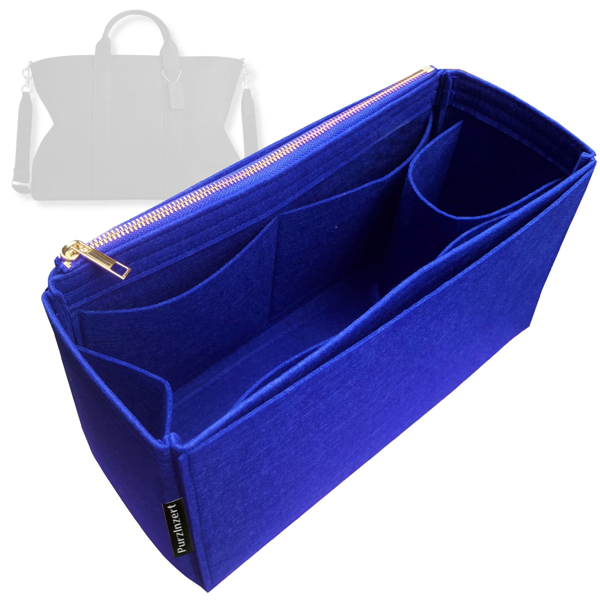 Bag Insert for (Coach, Grayson Tote Bag) Organizer Tote Purse Organiser Liner Shaper [Premium Felt Material]