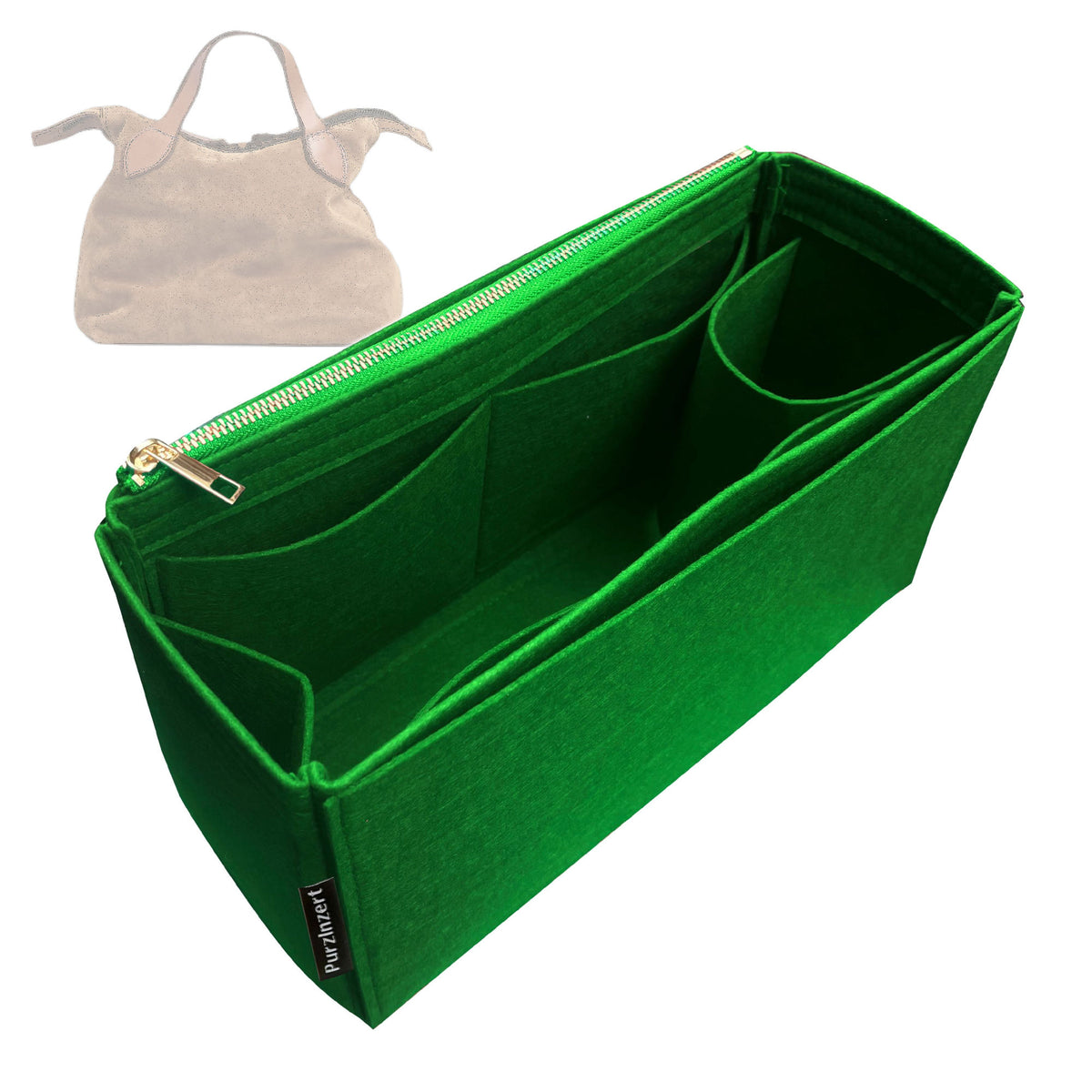 Bag Insert for (Parker Thatch, Small Charlie) Organizer Tote Purse Organiser Liner Shaper [Premium Felt Material]