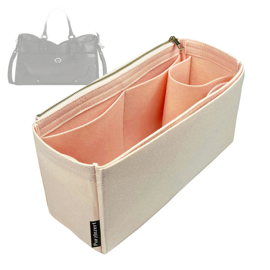 Bag Insert for (Coach, RHYDER SATCHEL BAG 38) Organizer Tote Purse Organiser Liner Shaper [Premium Felt Material]