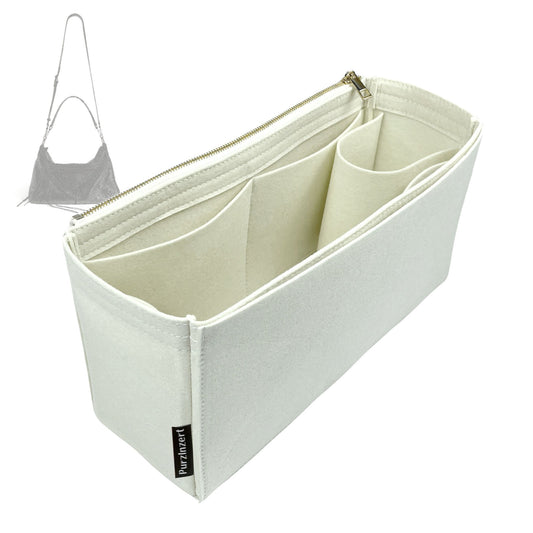 Bag Insert for (Balenciaga, Men Le City Moto Medium) Organizer Tote Purse Organiser Liner Shaper [Premium Felt Material]