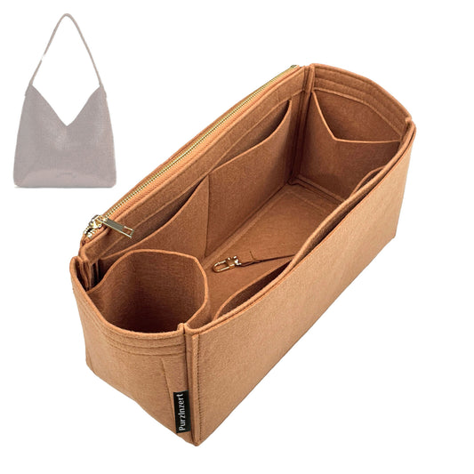 Bag Insert for (Portland Leather Goods, Naomi Shoulder Bag - Large) Organizer Tote Purse Organiser Liner Shaper [Premium Felt Material]
