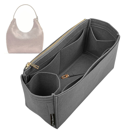 Bag Insert for (Portland Leather Goods, Oversized Aspen Shoulder Bag) Organizer Tote Purse Organiser Liner Shaper [Premium Felt Material]