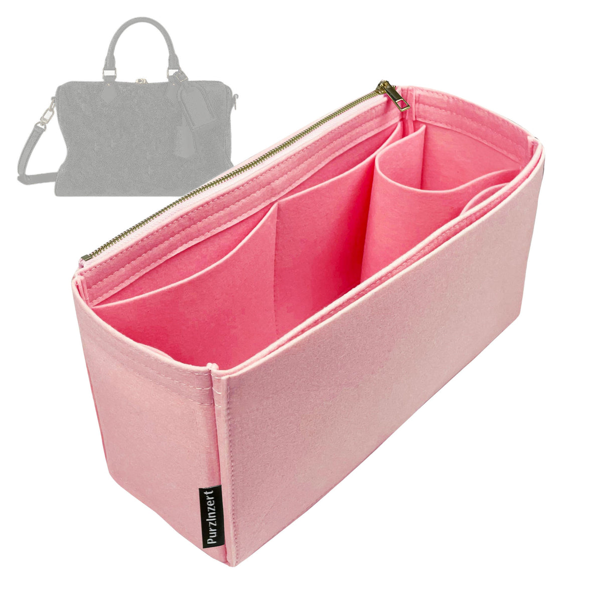 Bag Insert for (LV, Speedy Soft 30) Organizer Tote Purse Organiser Liner Shaper [Premium Felt Material]