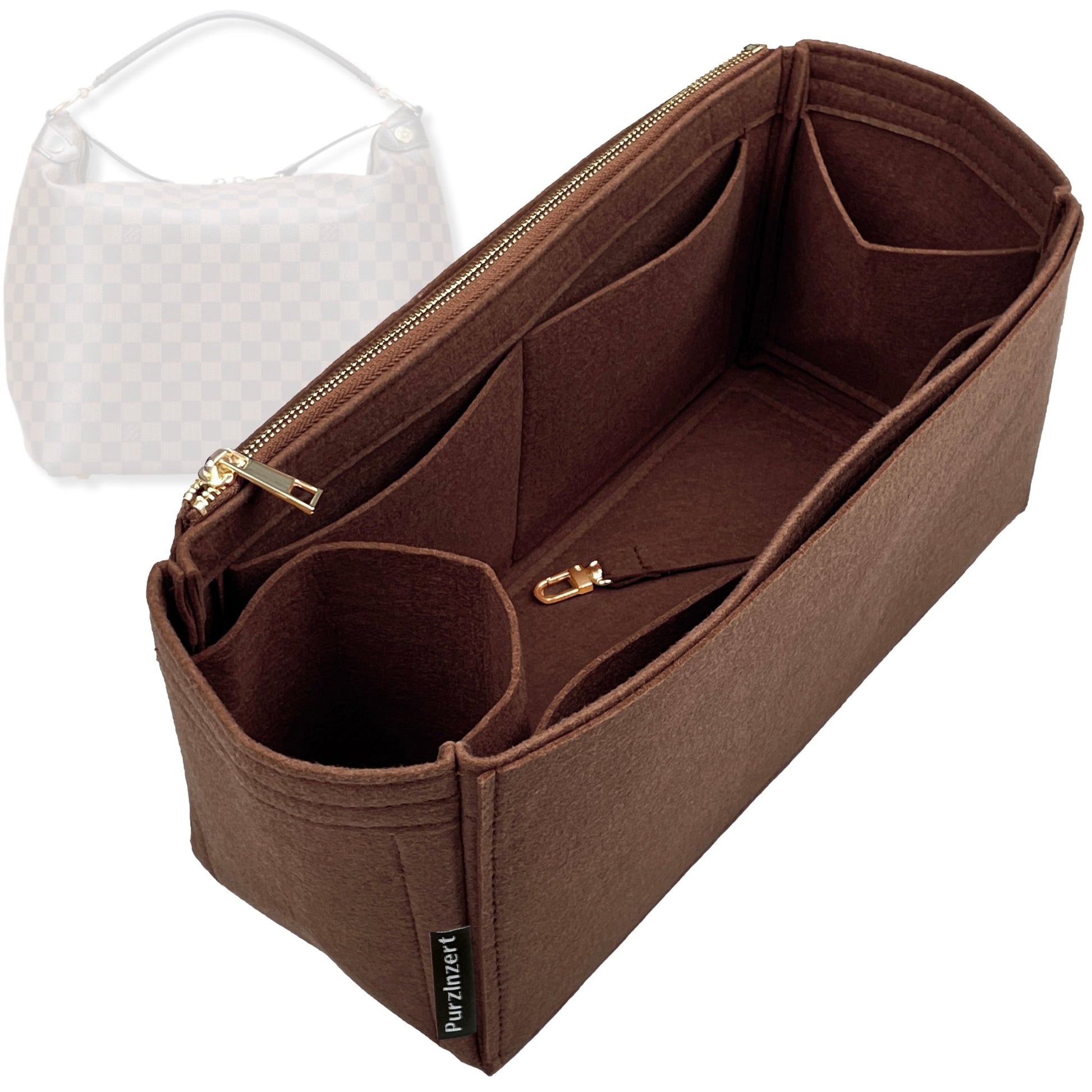 Bag Insert for (LV, Duomo Hobo) Organizer Tote Purse Organiser Liner Shaper [Premium Felt Material]