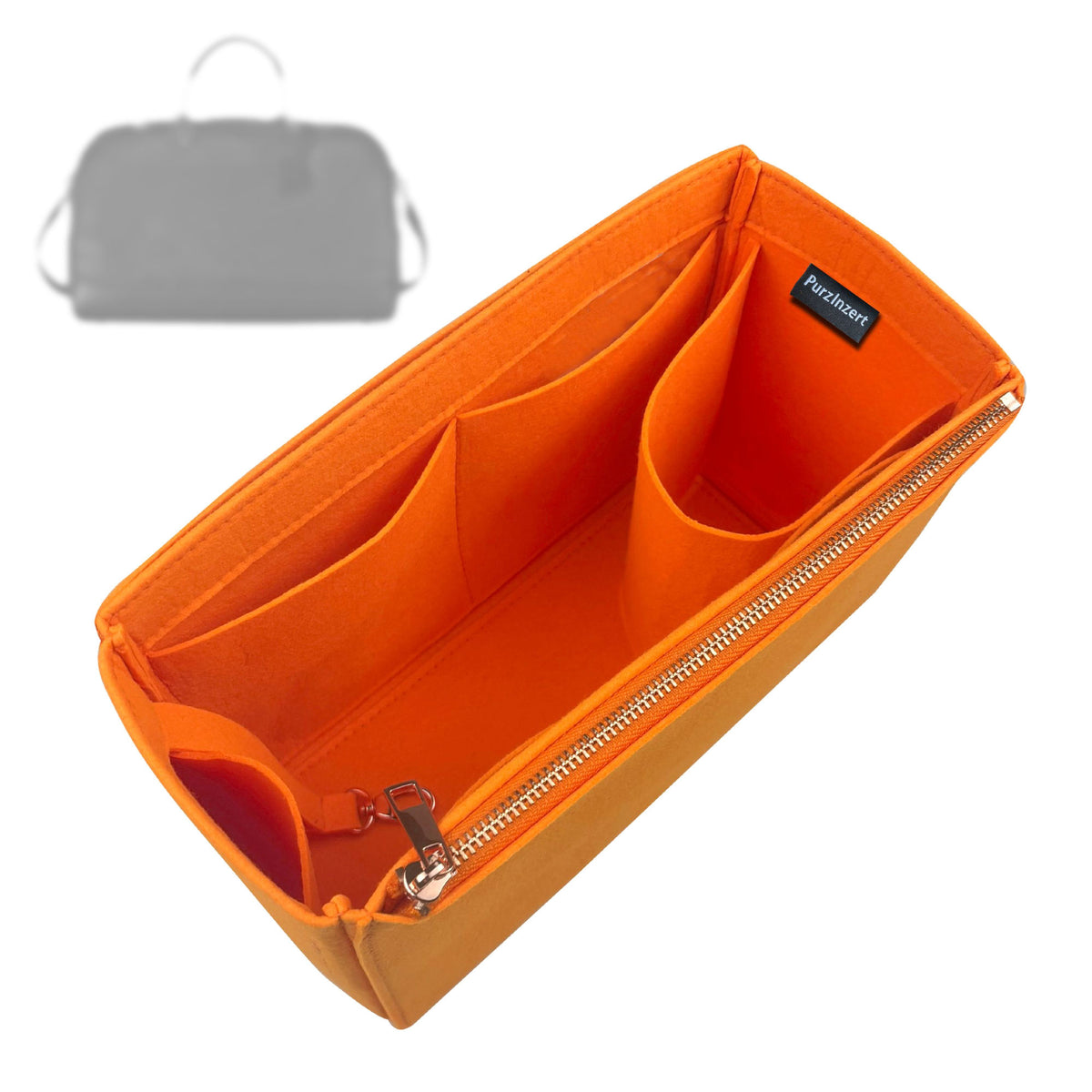 Bag Insert for (Longchamp, Le Foulonne L Travel Bag) Organizer Tote Purse Organiser Liner Shaper [Premium Felt Material]