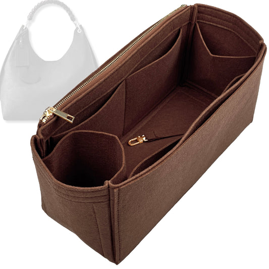Bag Insert for (LV, Carmel) Organizer Tote Purse Organiser Liner Shaper [Premium Felt Material]