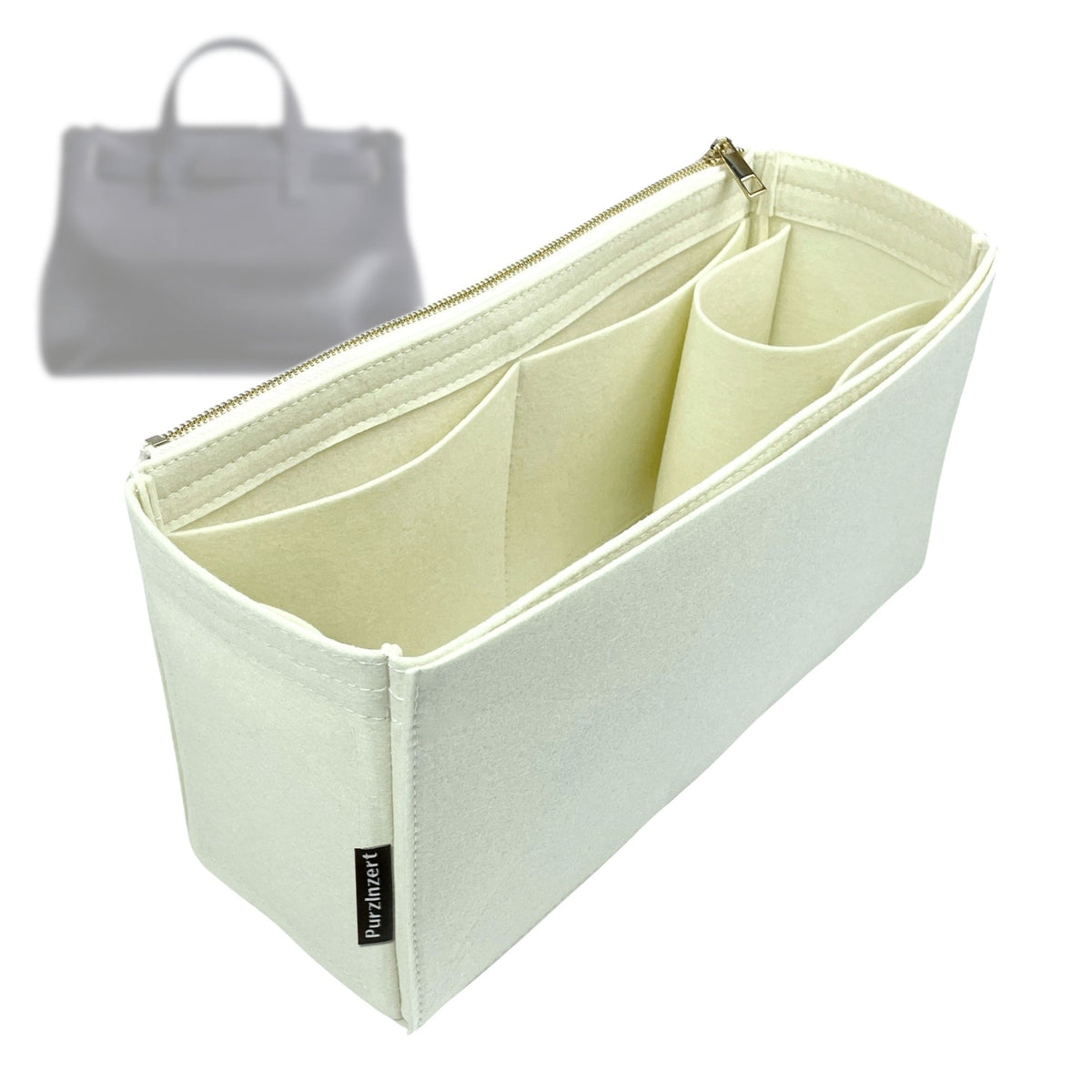Bag Insert for (Dior, Medium Dio* Normandie Tote) Organizer Tote Purse Organiser Liner Shaper [Premium Felt Material]