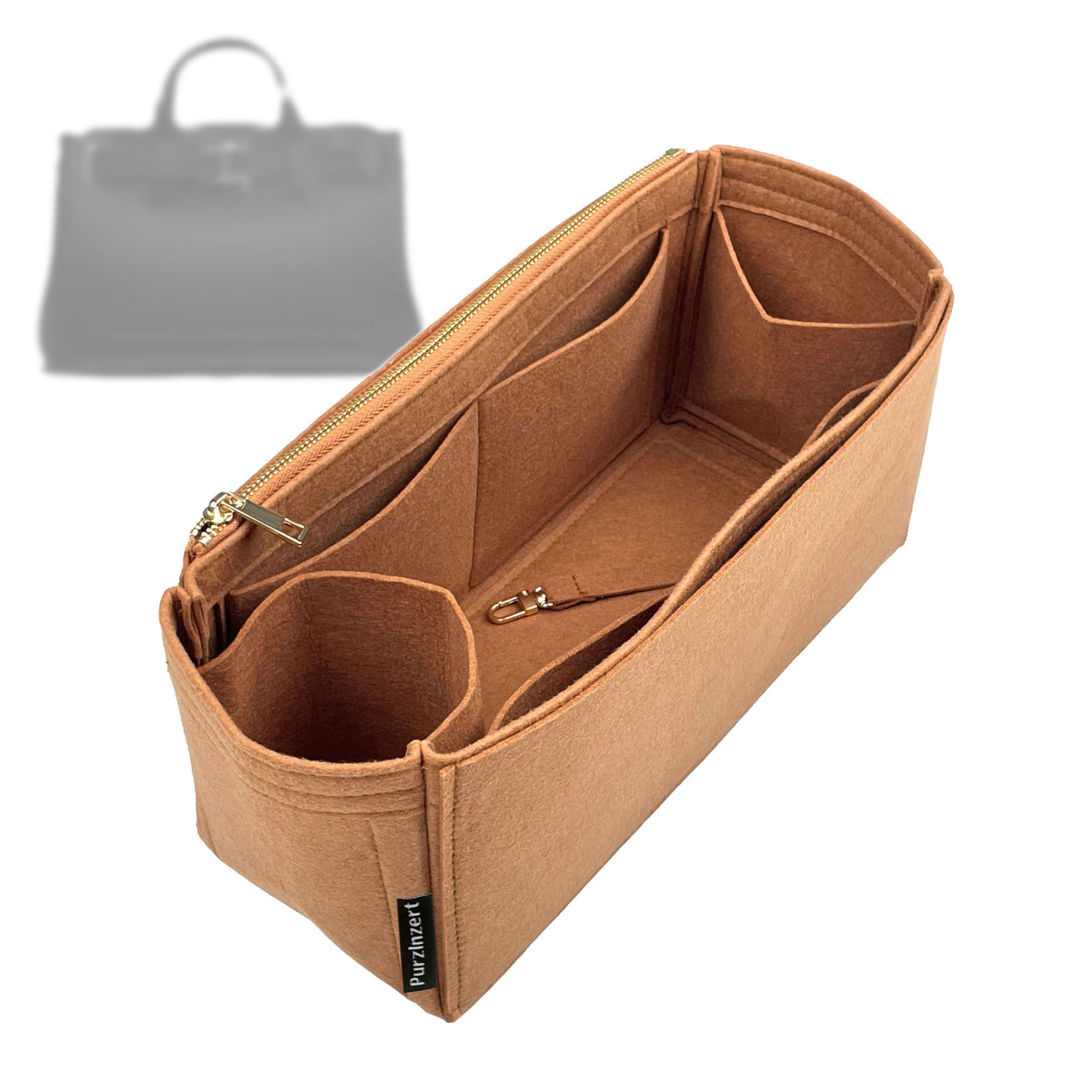 Bag Insert for (Dior, Small Dio* Normandie Tote) Organizer Tote Purse Organiser Liner Shaper [Premium Felt Material]