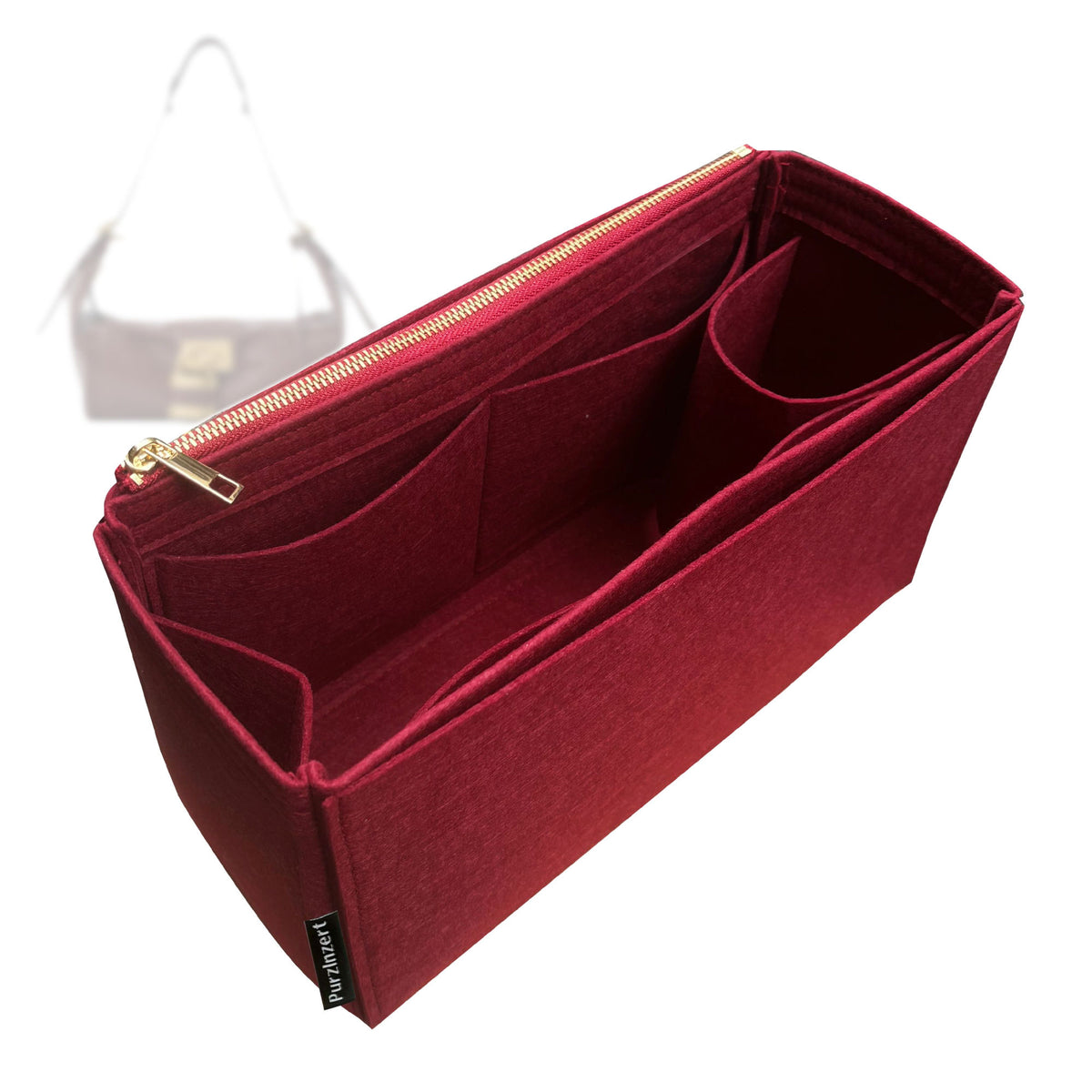 Bag Insert for (Chloe, Paddington Crossbody Bag) Organizer Tote Purse Organiser Liner Shaper [Premium Felt Material]