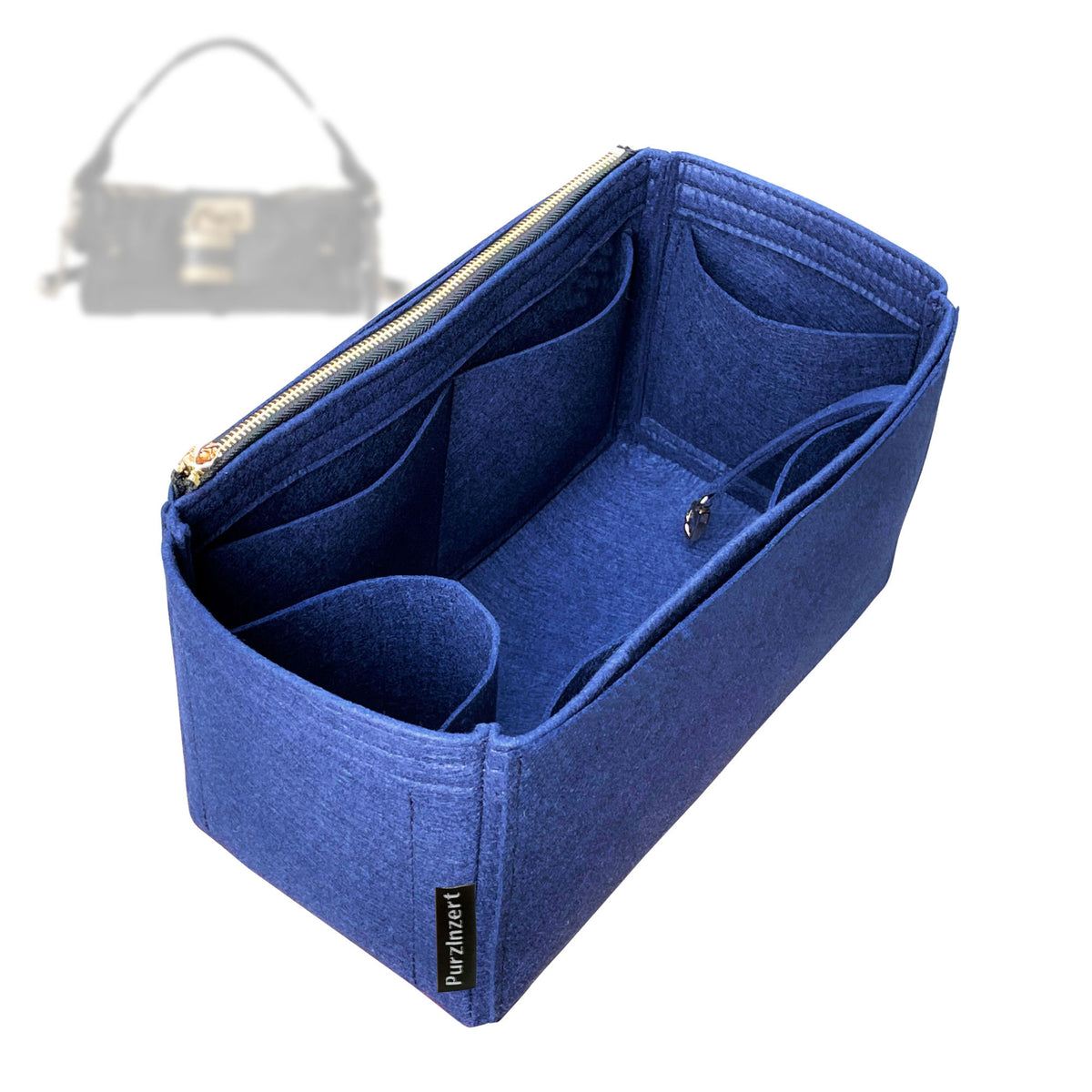 Bag Insert for (Chloe, Small Paddington Bag With Strap) Organizer Tote Purse Organiser Liner Shaper [Premium Felt Material]