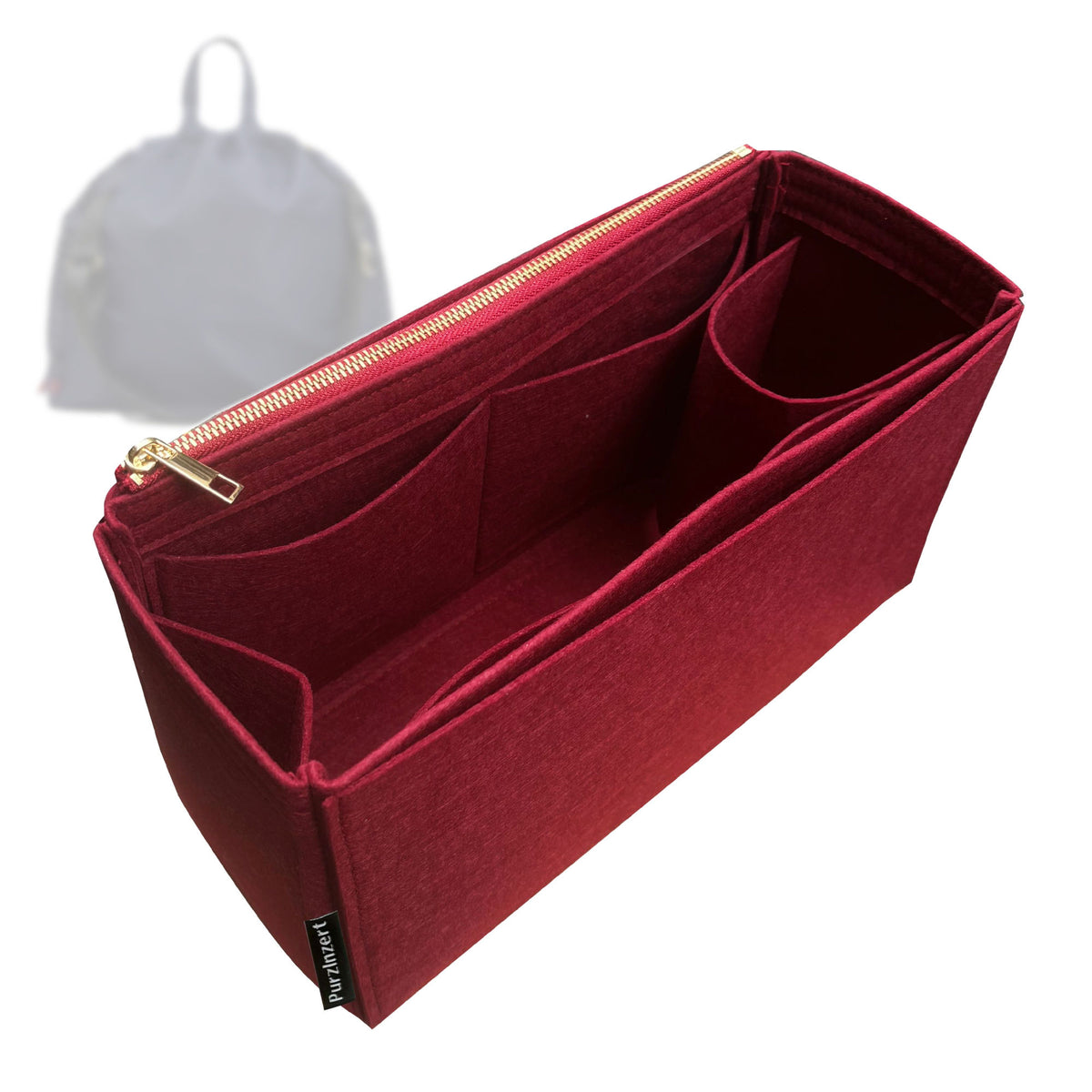 Bag Insert for (Clare V., Sac Tout) Organizer Tote Purse Organiser Liner Shaper [Premium Felt Material]