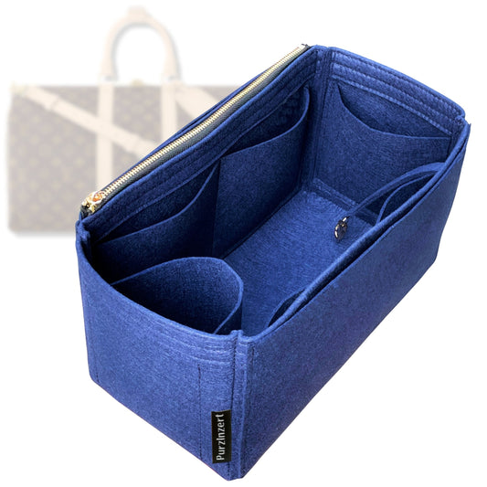 Bag Insert for (LV, Keepall 60) Organizer Tote Purse Organiser Liner Shaper [Premium Felt Material]