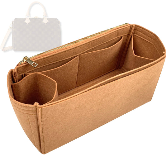 Bag Insert for (LV, Speedy 25) Organizer Tote Purse Organiser Liner Shaper [Premium Felt Material]