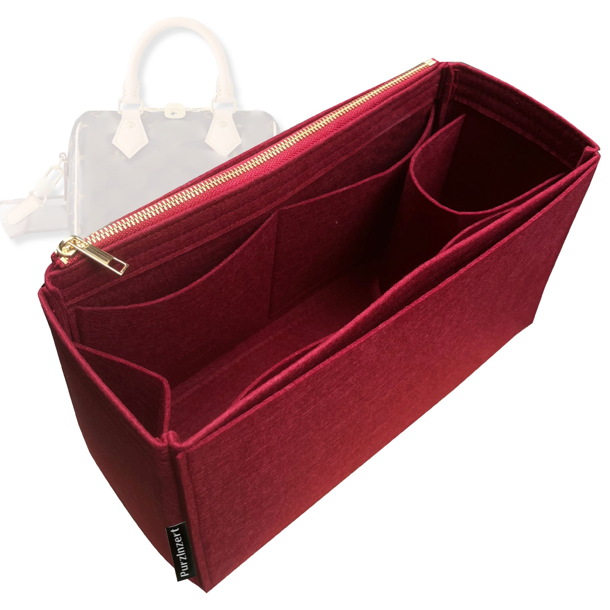 Bag Insert for (LV, Speedy 22) Organizer Tote Purse Organiser Liner Shaper [Premium Felt Material]