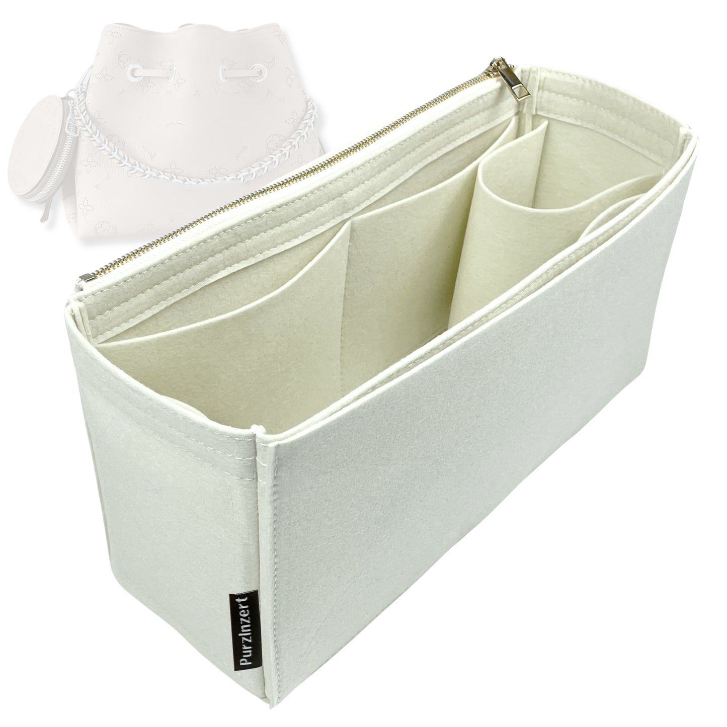 Bag Insert for (LV, Bella) Organizer Tote Purse Organiser Liner Shaper [Premium Felt Material]