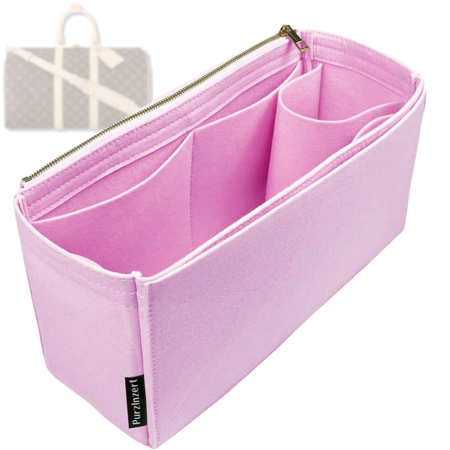 Bag Insert for (LV, Keepall XS) Organizer Tote Purse Organiser Liner Shaper [Premium Felt Material]