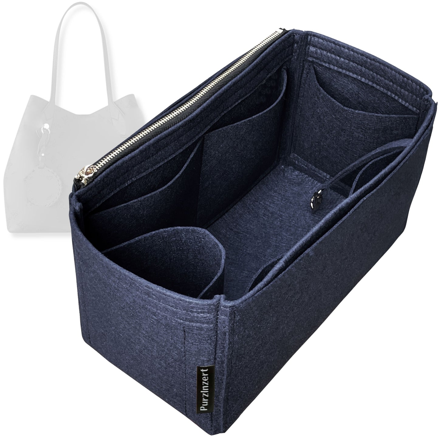 Bag Insert for (LV, Blossom MM (Medium)) Organizer Tote Purse Organiser Liner Shaper [Premium Felt Material]