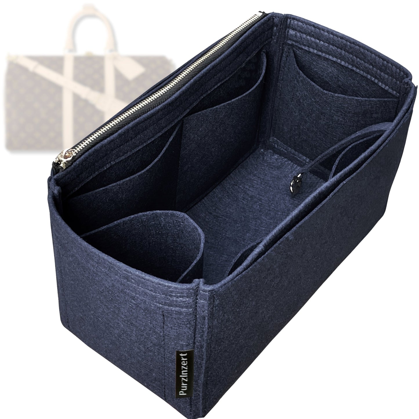 Bag Insert for (LV, Keepall 35) Organizer Tote Purse Organiser Liner Shaper [Premium Felt Material]
