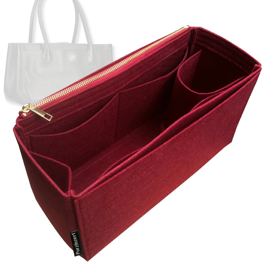 Bag Insert for (Chanel, Cerf Medium) Organizer Tote Purse Organiser Liner Shaper [Premium Felt Material]