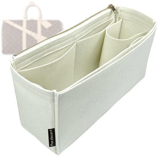Bag Insert for (LV, Keepall 25) Organizer Tote Purse Organiser Liner Shaper [Premium Felt Material]