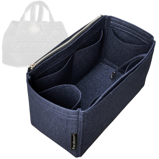 Bag Insert for (Dior, Large Toujours Bag) Organizer Tote Purse Organiser Liner Shaper [Premium Felt Material]