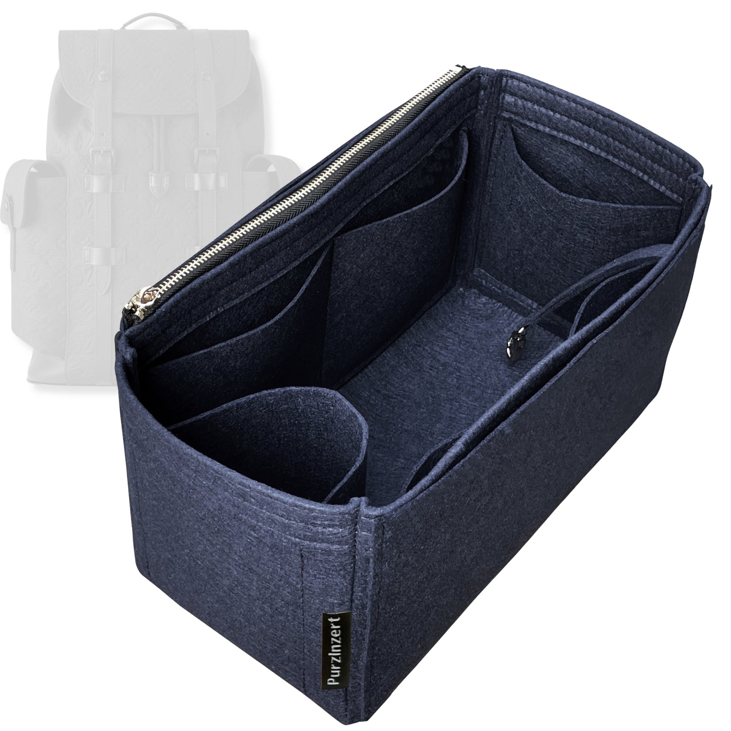 Bag Insert for (LV, Christopher MM) Organizer Tote Purse Organiser Liner Shaper [Premium Felt Material]