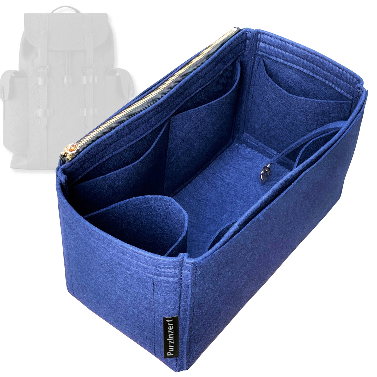 Bag Insert for (LV, Christopher PM) Organizer Tote Purse Organiser Liner Shaper [Premium Felt Material]