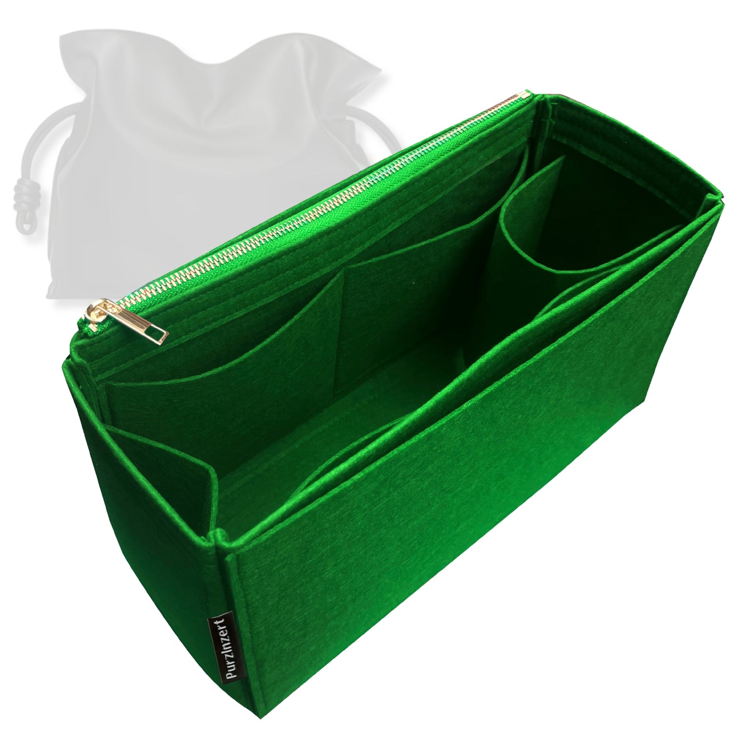 Bag Insert for (Loewe, XL Flamenco Clutch) Organizer Tote Purse Organiser Liner Shaper [Premium Felt Material]
