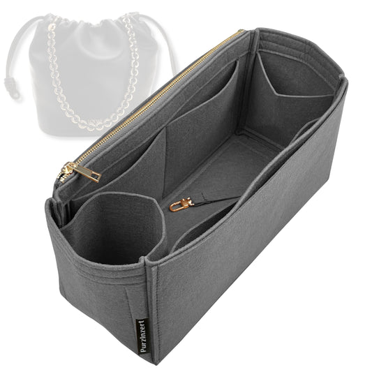 Bag Insert for (Loewe, Flamenco Purse Bucket) Organizer Tote Purse Organiser Liner Shaper [Premium Felt Material]