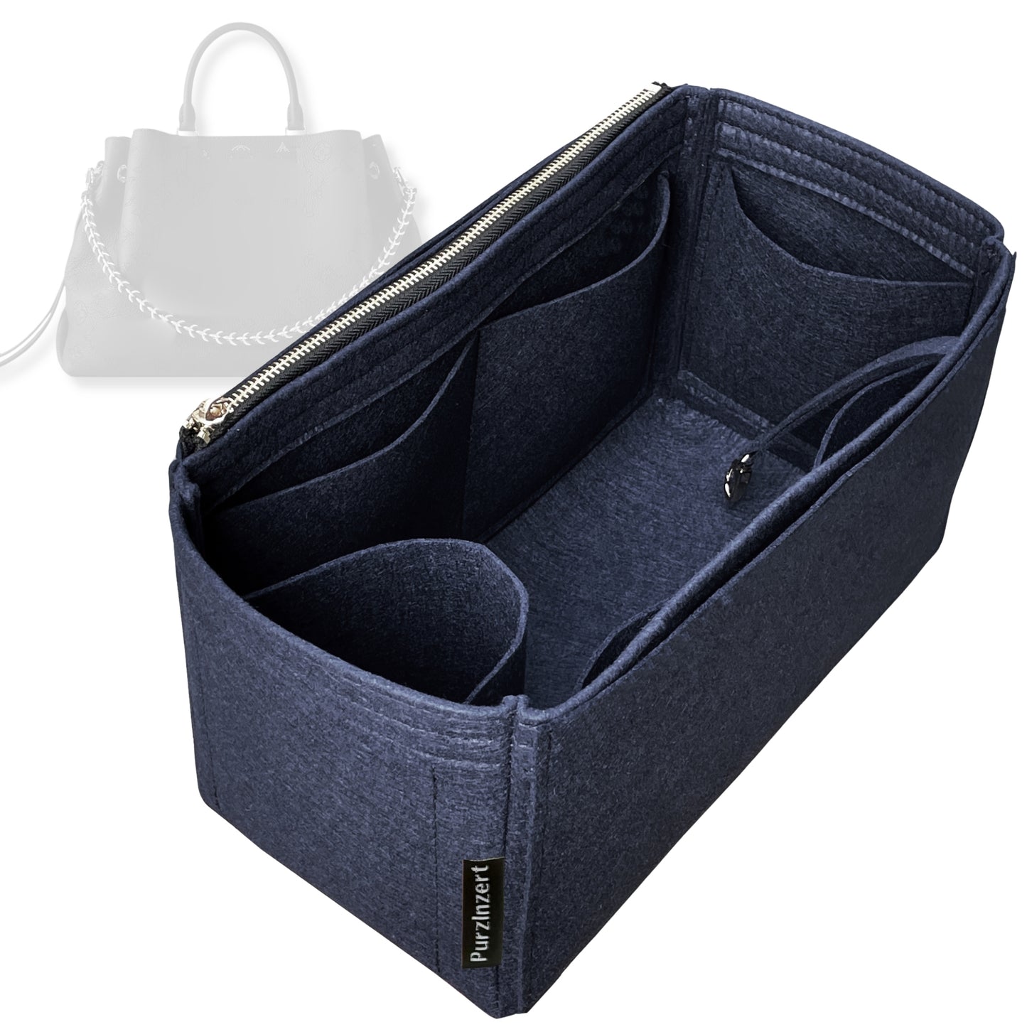 Bag Insert for (LV, Bella Tote Mahina) Organizer Tote Purse Organiser Liner Shaper [Premium Felt Material]