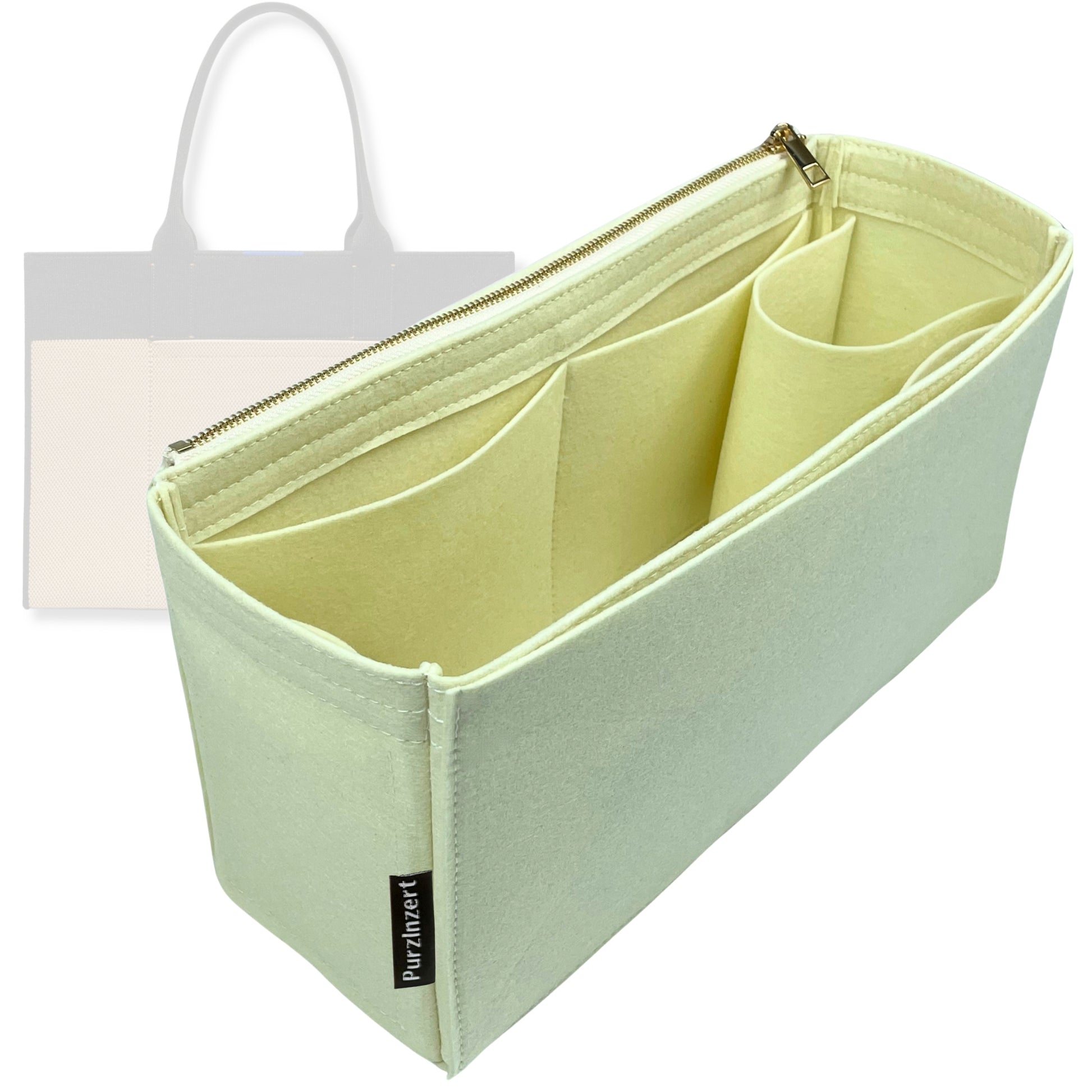 Bag Insert for (Rothys, The Classic Tote) Organizer Tote Purse Organiser Liner Shaper [Premium Felt Material]