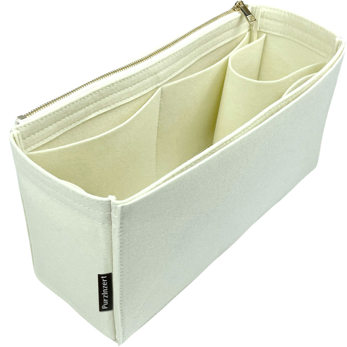 Bag Insert for (Celine, Large FLAT SHOPPER IN Triomphe Canvas) Organizer of Felt Fabric