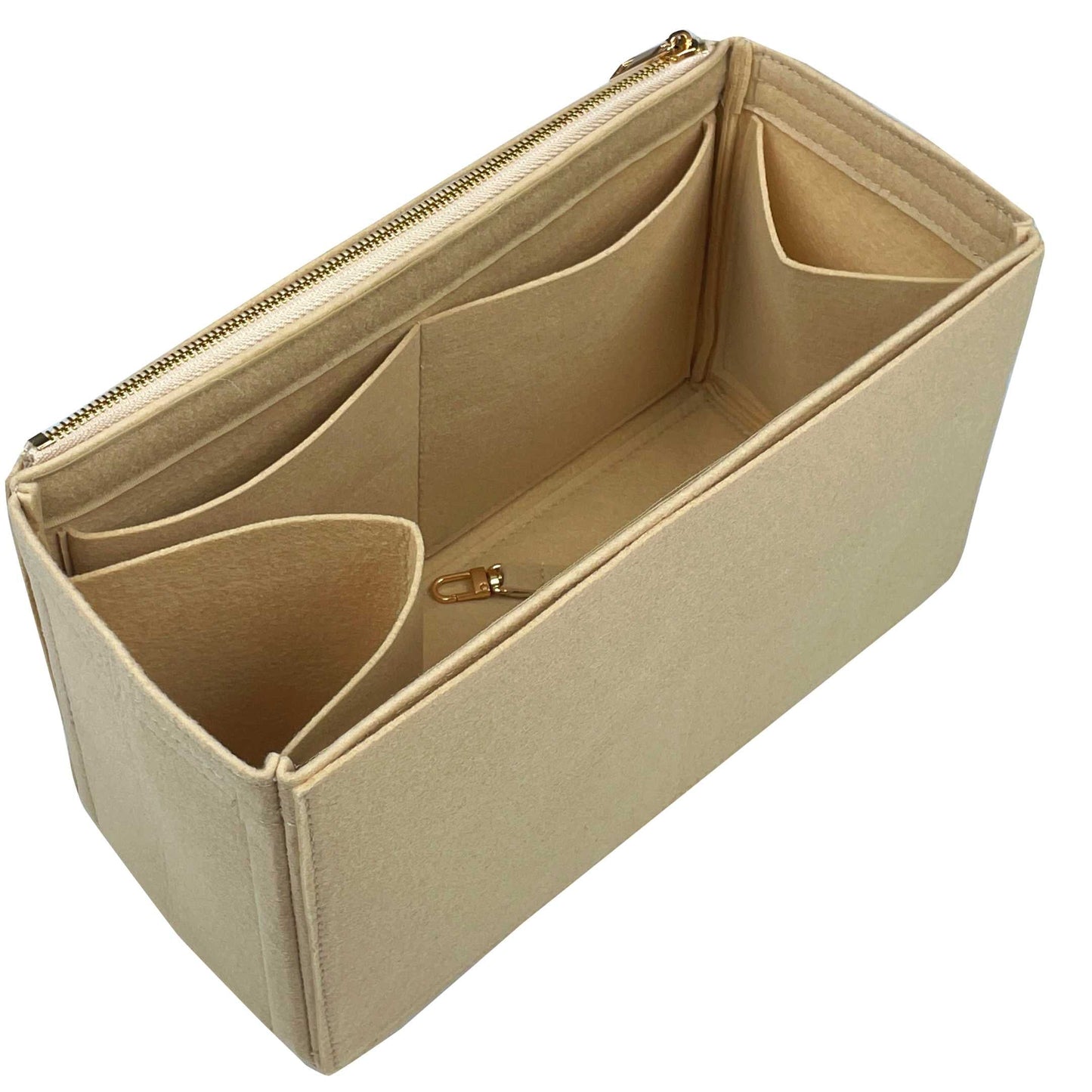 Bag Insert for (LV, Dopp Kit Pouch) Organizer of Felt Fabric