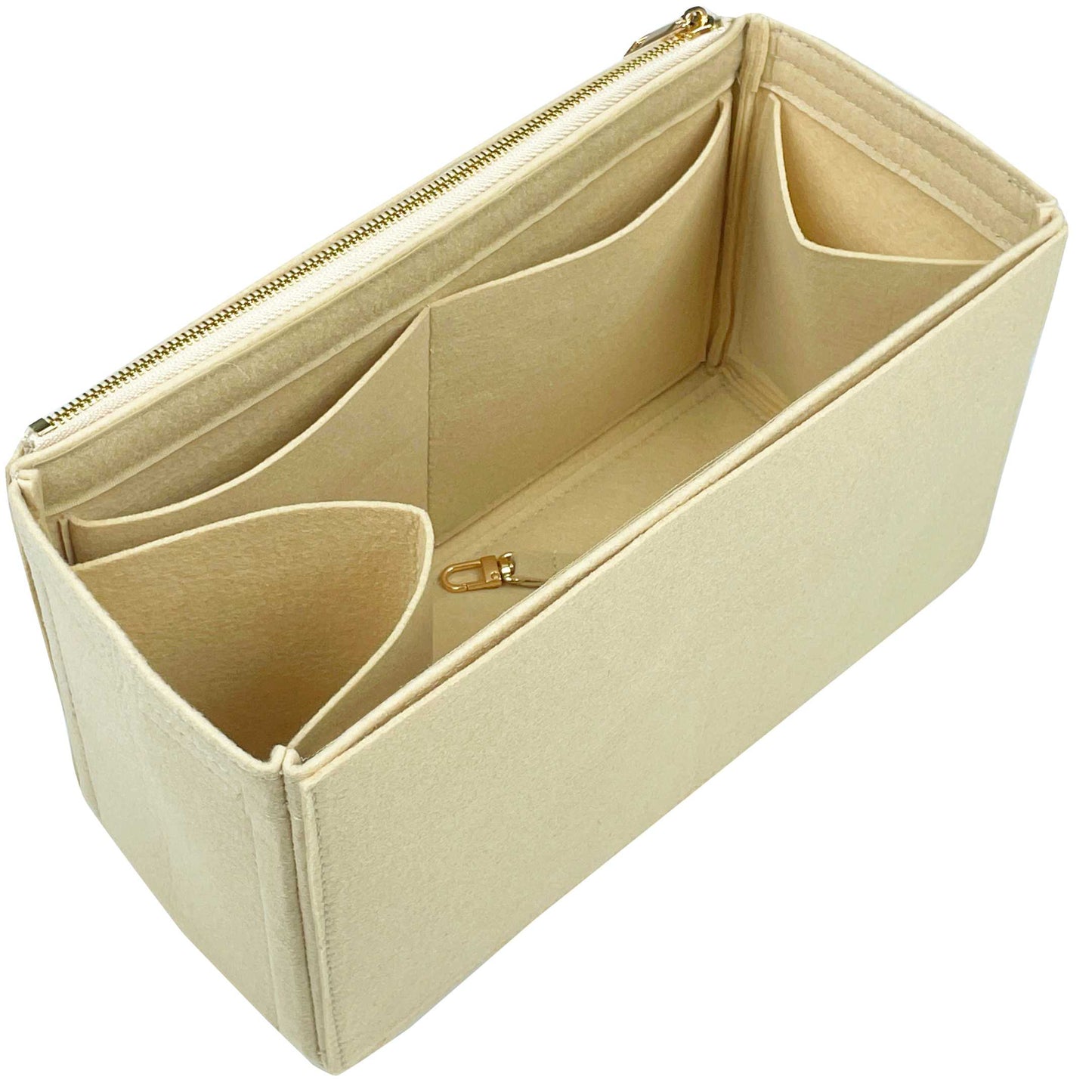 Bag Insert for (Coach, COMPASS BAG 25) Organizer of Felt Fabric