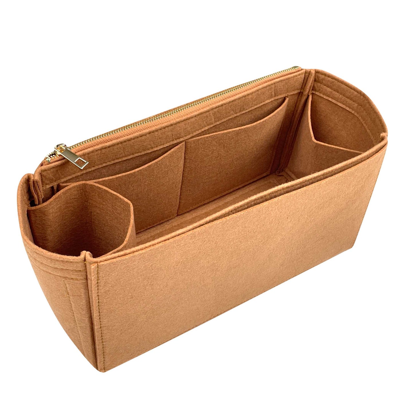 Bag Insert for (Saint Laurent (YSL), Sac De Jour North/South) Organizer of Felt Fabric