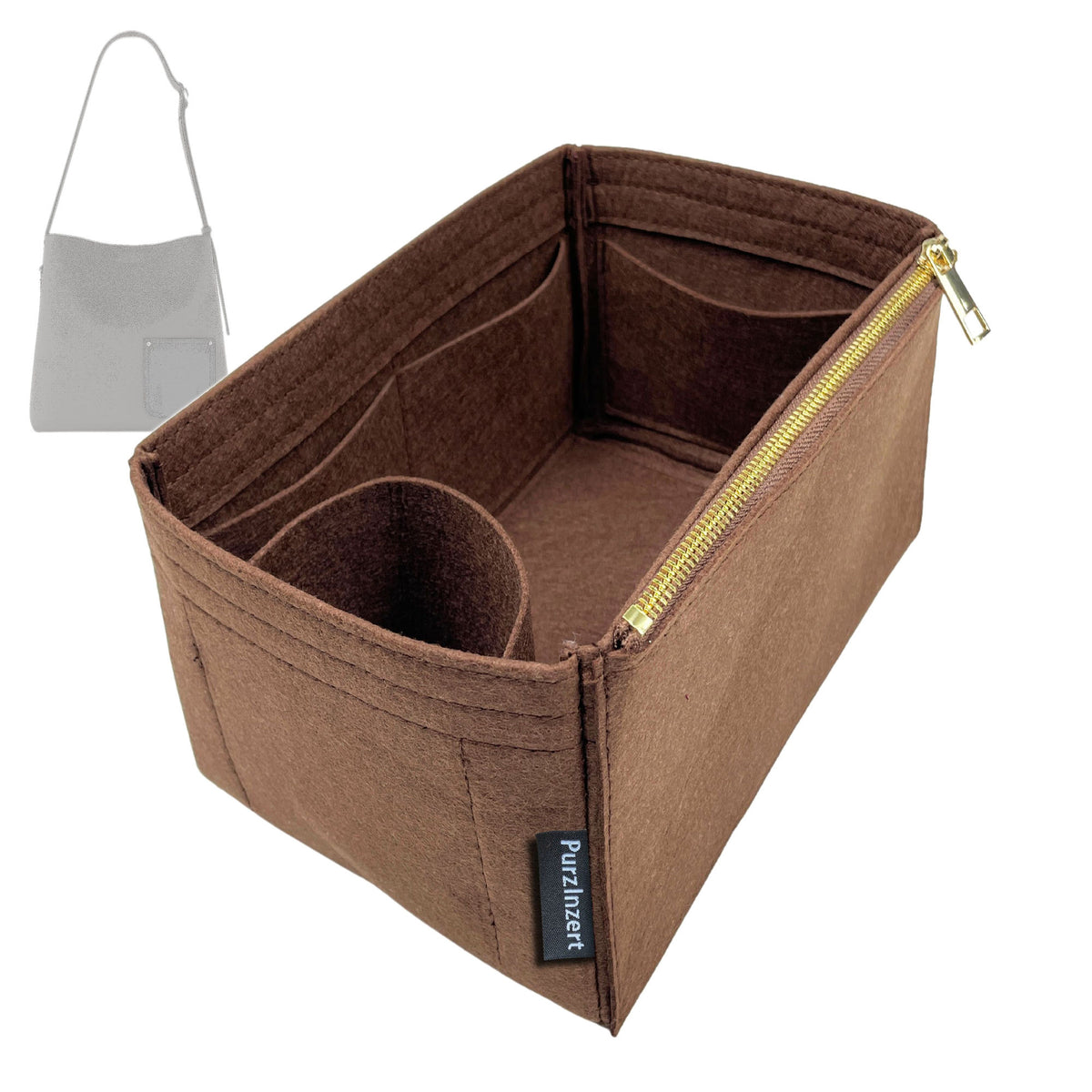Bag Insert for (LV, Verso Hobo) Organizer Tote Purse Organiser Liner Shaper [Premium Felt Material]