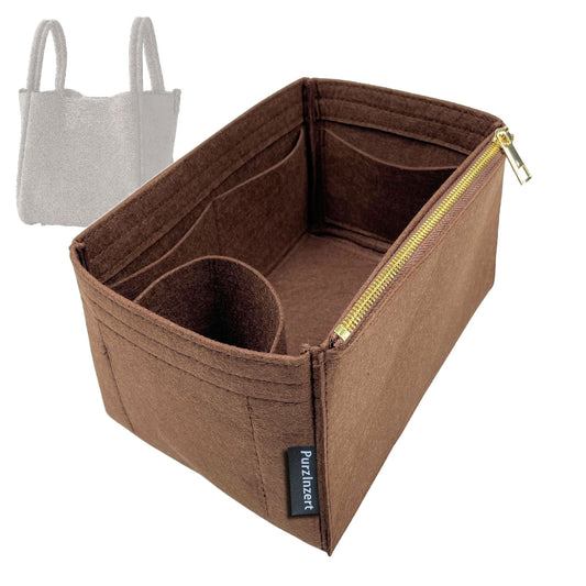 Bag Insert for (Songmont, Large Song Bag) Organizer Tote Purse Organiser Liner Shaper [Premium Felt Material]